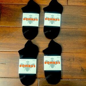 Bombas low socks (4 pairs) Medium Black